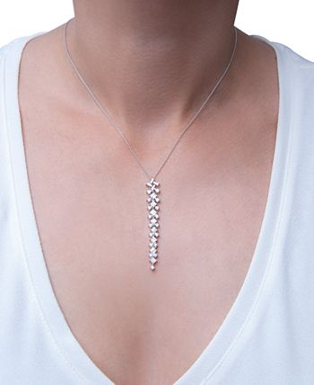 Wrapped in Love - Diamond Scatter 20" Pendant Necklace (2-1/2 ct. t.w.) in 14k White Gold
