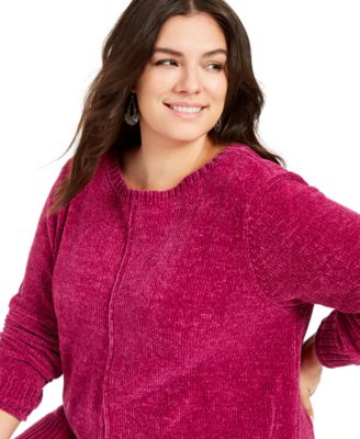 Style & Co Plus Size Chenille Sweater, Created for Macy's