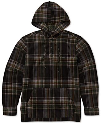 Billabong - Men's Fleece Flannel Hoodie