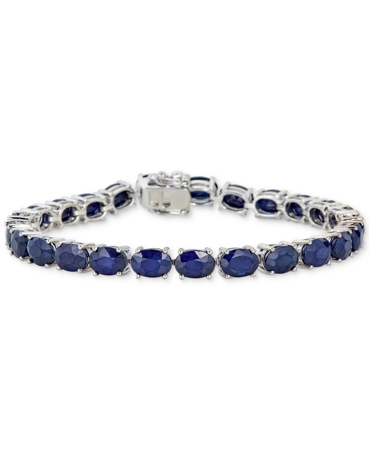 Sapphire Tennis Bracelet (25 ct. t.w.) in Sterling Silver - Sapphire
