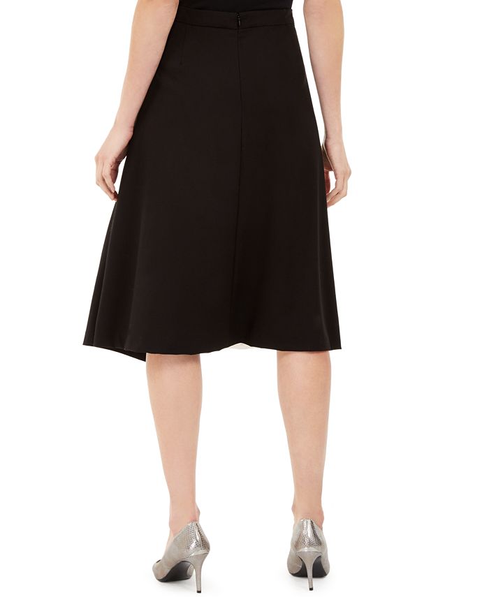 Calvin Klein Studded Colorblocked Skirt - Macy's