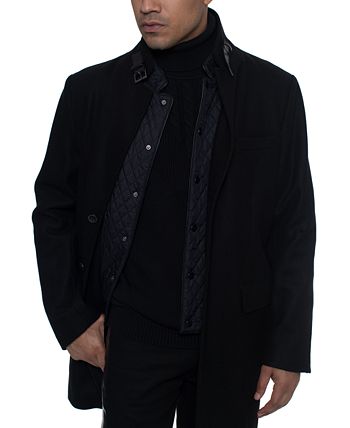Sean John Men s Wool Coat with Bib Macy s