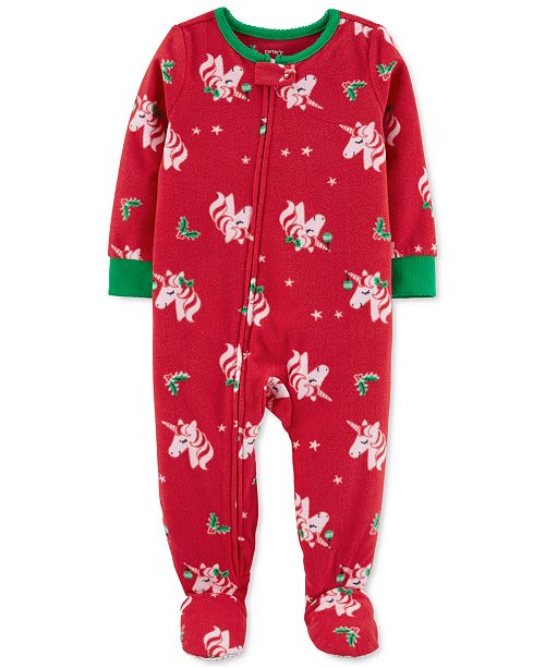 Carter S Baby Girls Footed Fleece Unicorn Pajamas Reviews