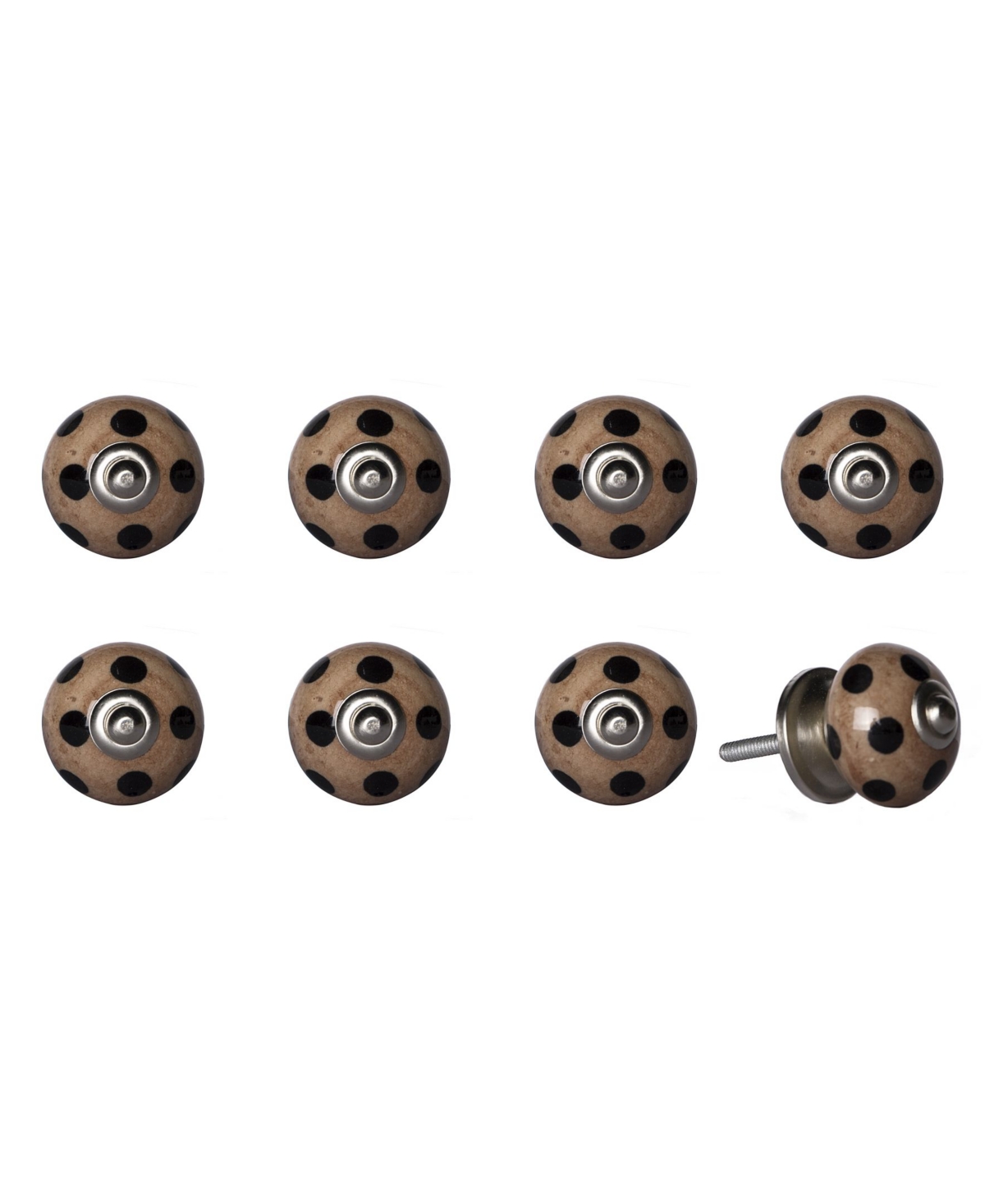 10157361 Knob-It Handpainted Ceramic Knob Set of 8 sku 10157361