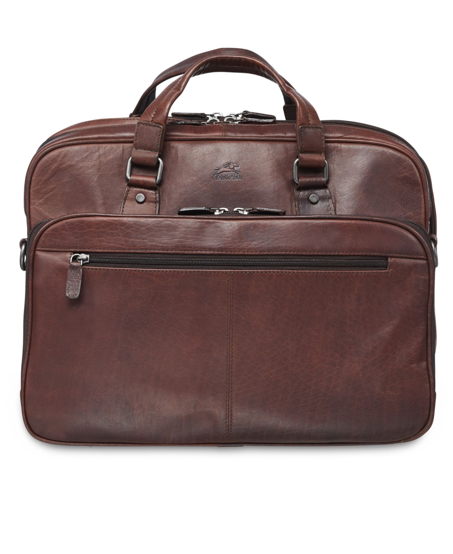 Buffalo Collection Expandable Double Compartment Laptop/ Tablet Briefcase