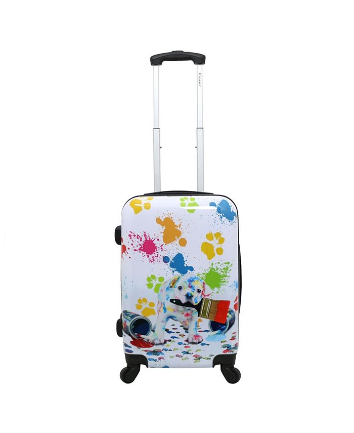 Chariot Paint 3Piece Hardside Luggage Set Macy's