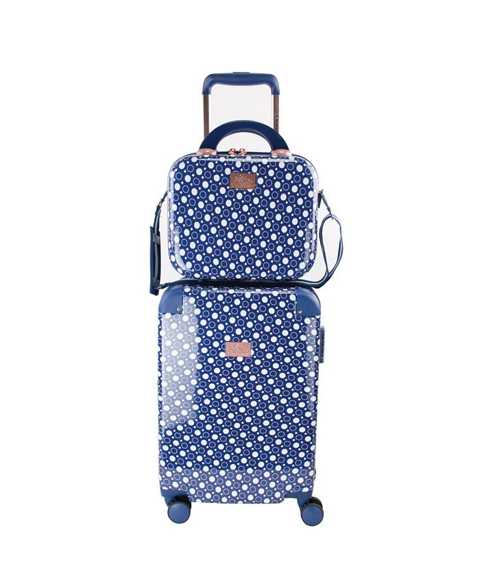 Chariot Dotty 2 Piece 20" CarryOn and Beauty Case Set Macy's