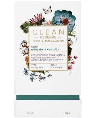CLEAN Fragrance Avant Garden White Amber Warm Cotton Eau de