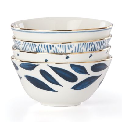 Blue Bay Set/4  Assorted Dessert/Sorbet Bowls