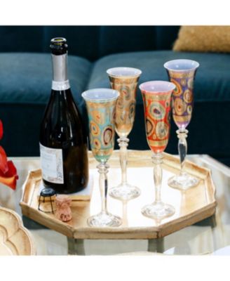 Florentine Wooden Octagonal Tray