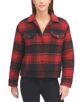 levi's buffalo plaid jacket womens