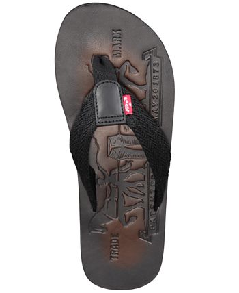 Levis mens flip flops top