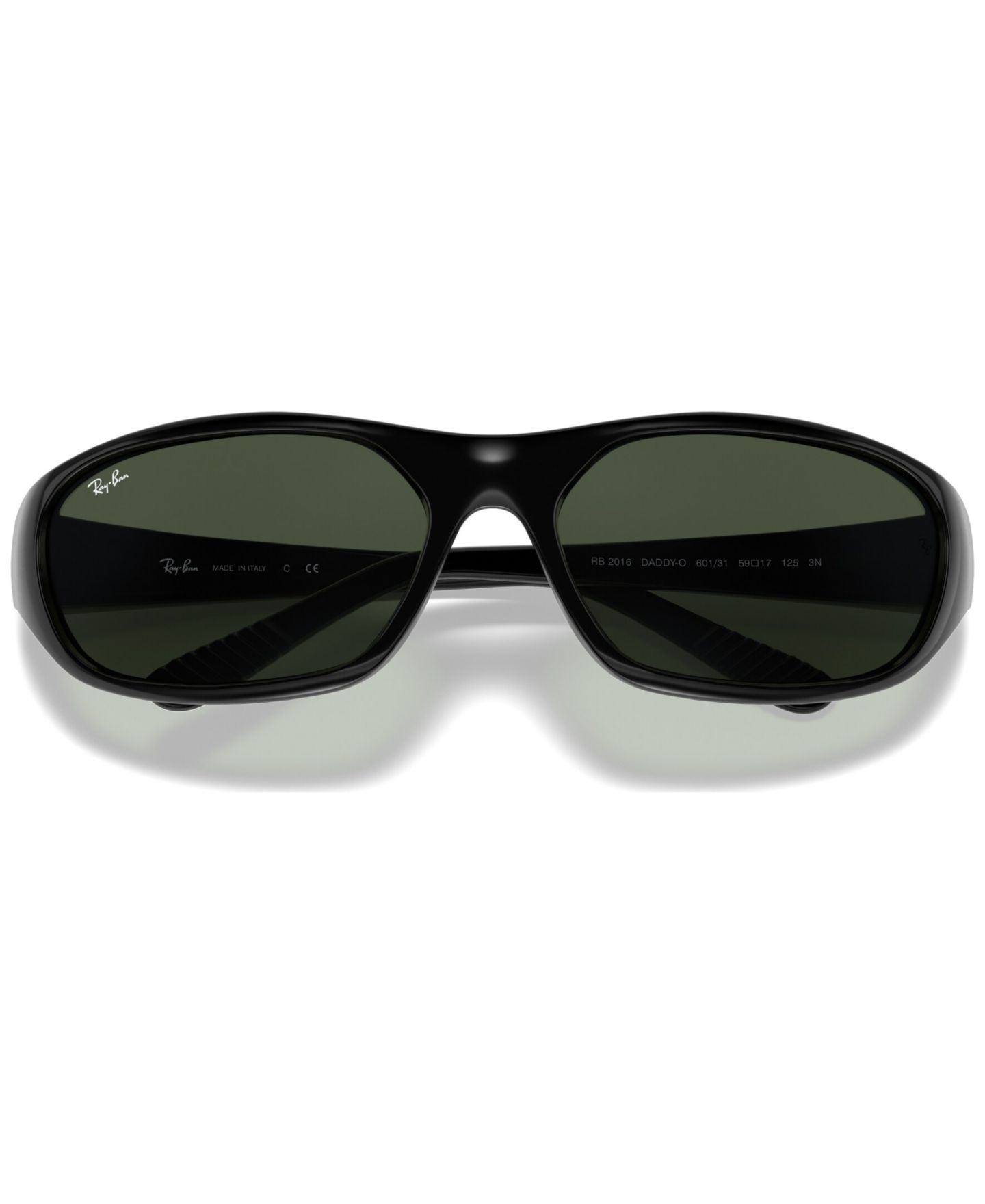 Солнцезащитные очки Ray-Ban Daddy-O RB2016, 59, цвет: Чёрный / Зелёный — фото 5
