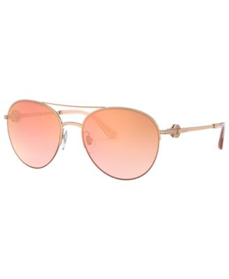 bvlgari women's aviator sunglasses
