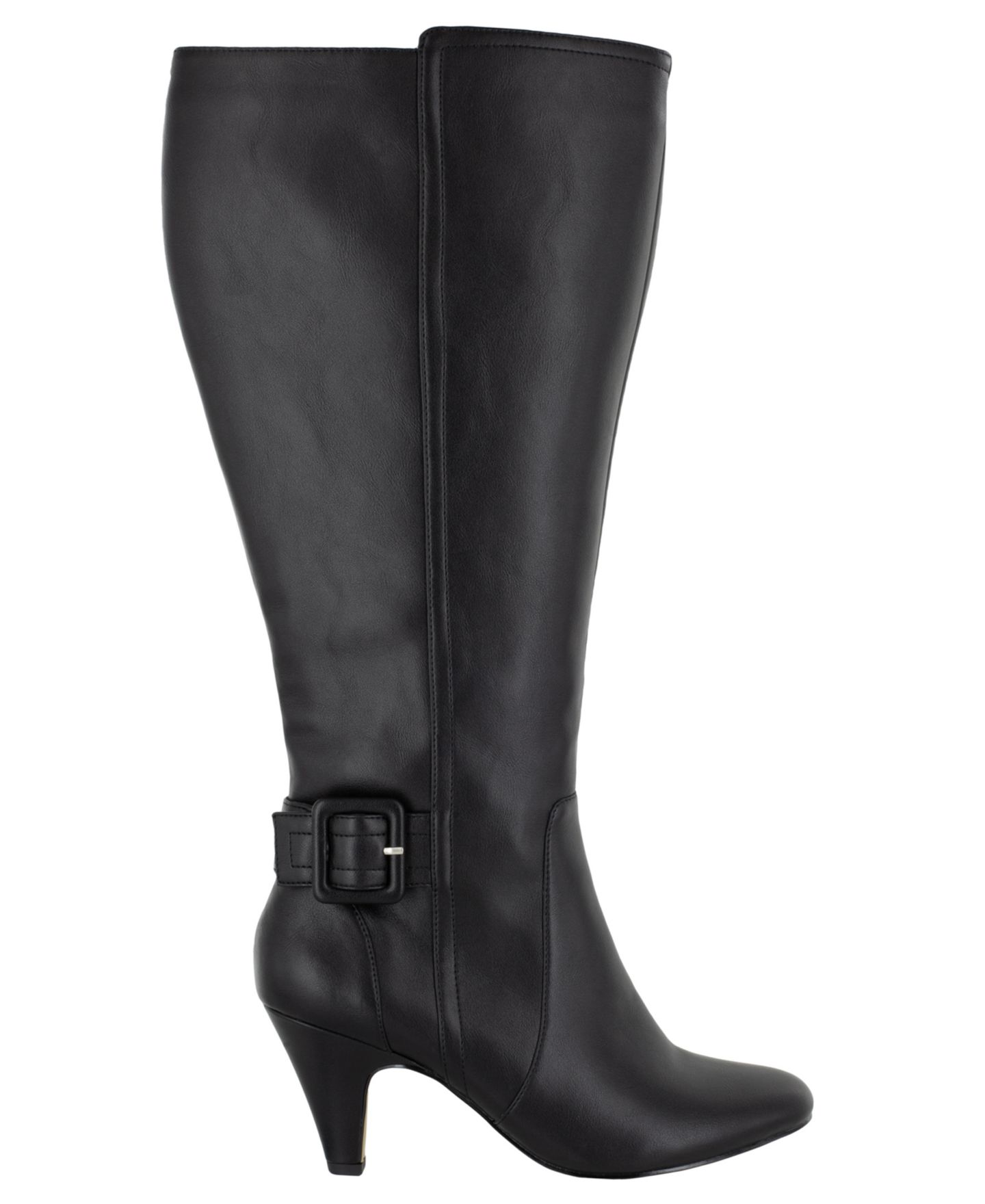 Женские ботинки Bella Vita Troy II Wide Calf Tall Dress Boots, цвет: Чёрный кожаный — фото 2