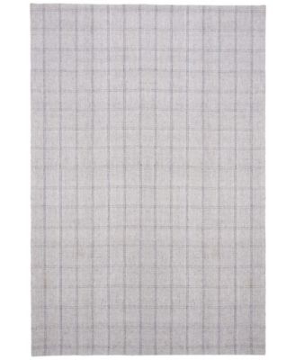 Lauren Ralph Lauren Tamworth Check Lrl6450c Silver Area Rug Collection