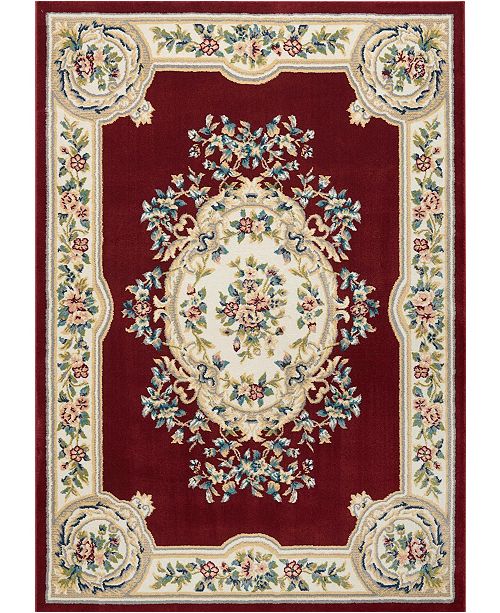 Nourison Juliette Jul01 Red 8 10 X 11 10 Area Rug Reviews Furniture Macy S