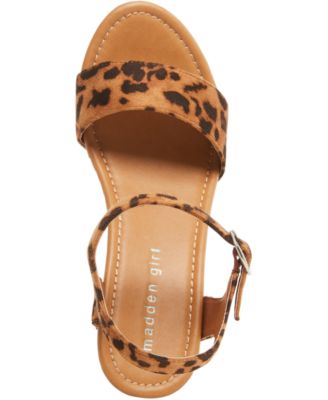 madden girl leopard sandals