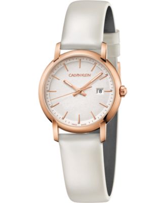 calvin klein white watch