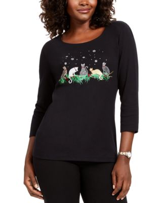 macys karen scott t shirts