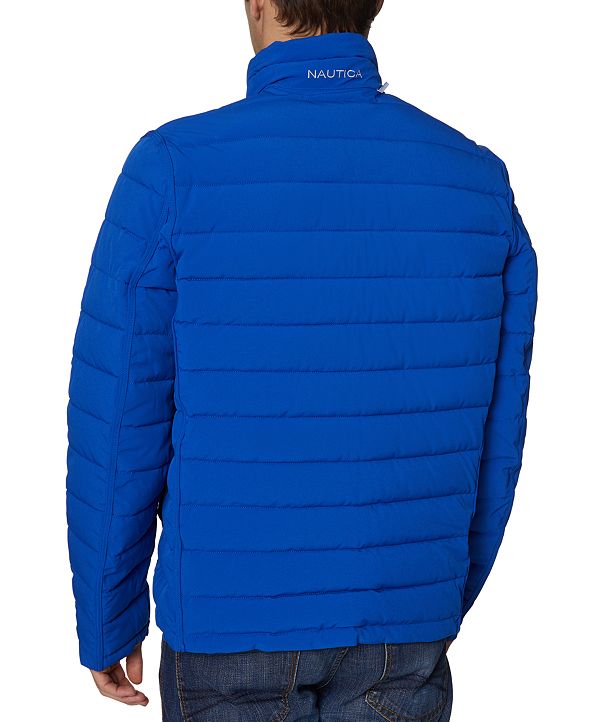 Nautica Men's MidWeight Stretch Reversible Puffer Jacket & Reviews