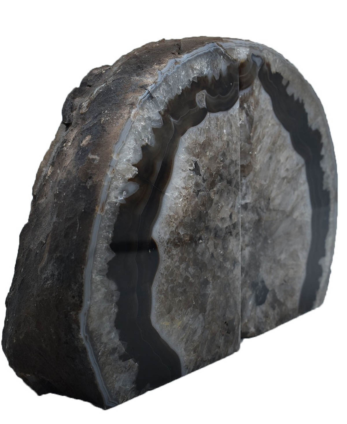 Nature's Decorations - Premium Agate Extra-Large Bookends