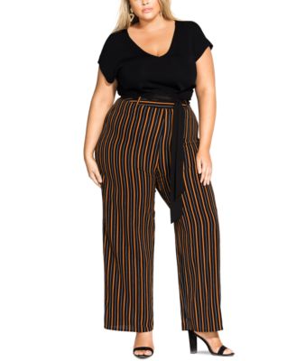 striped palazzo pants