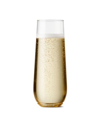 TOSSWARE - POP 9oz Stemless Champagne Flute Glasses Set of 24