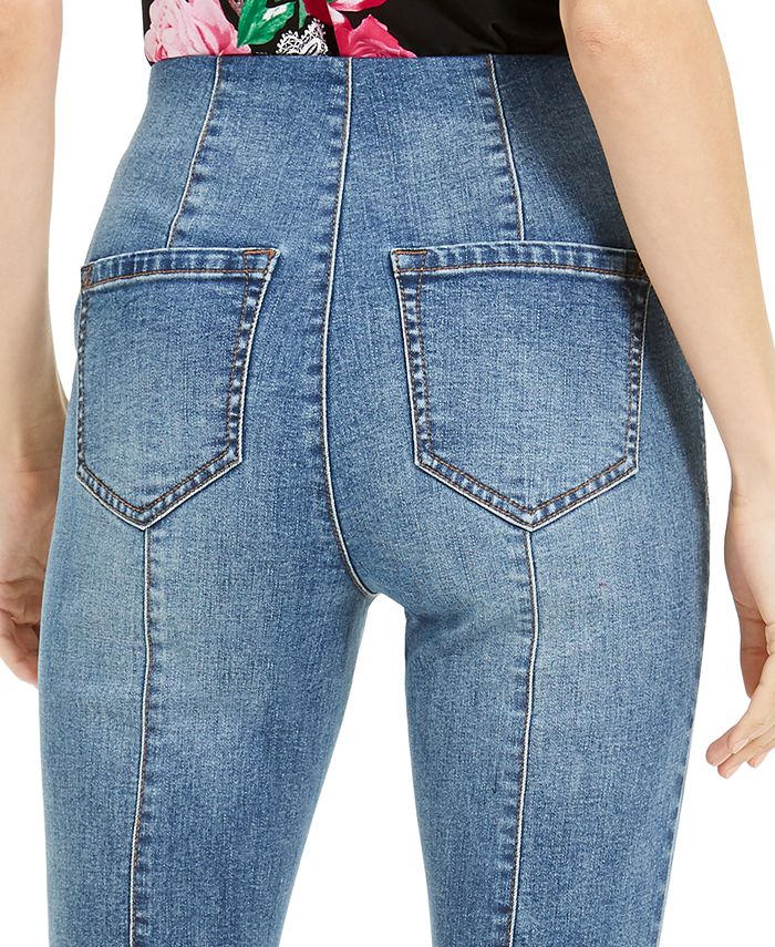 INC International Concepts Curvy Cropped Skinny Jeans main image 0