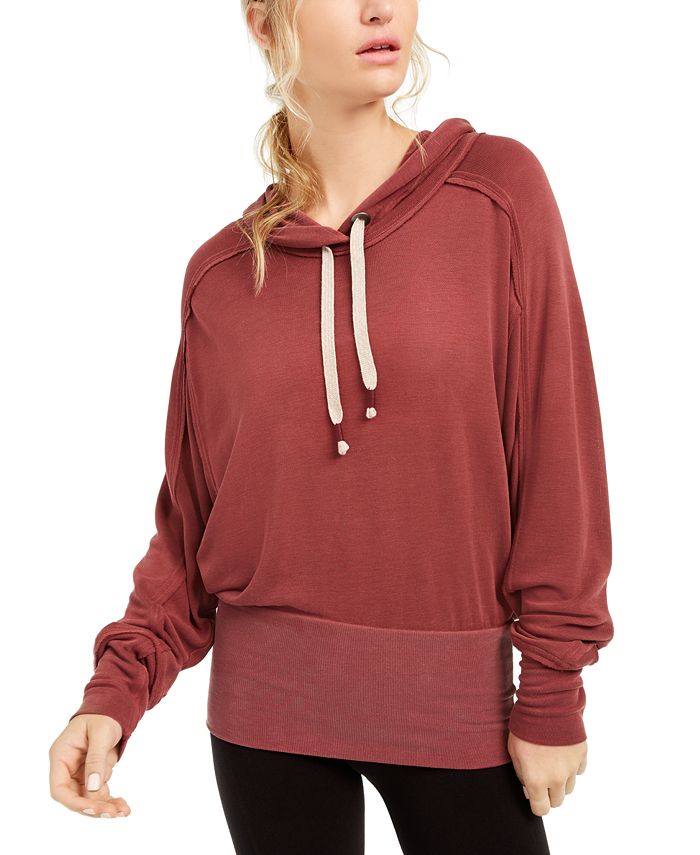 Free People FP Movement Drawstring Pullover Hoodie - Macy's