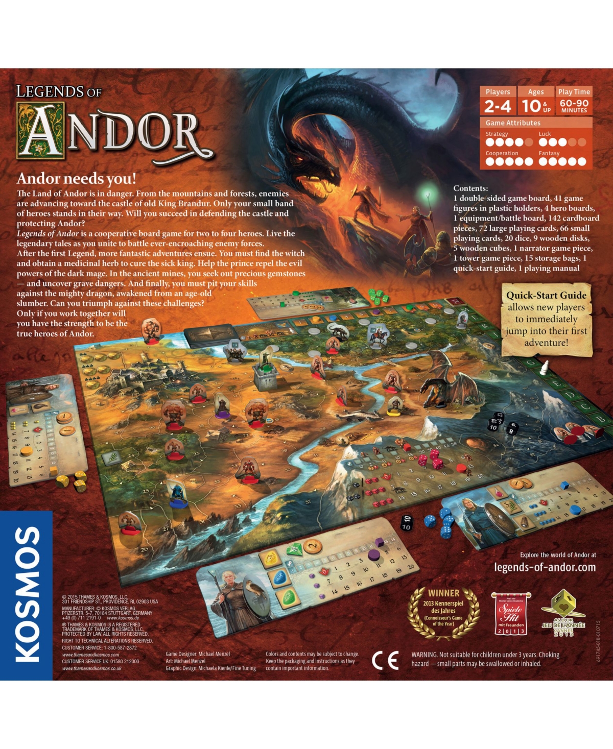 Shop Thames & Kosmos Legends Of Andor (base Game) In Multi