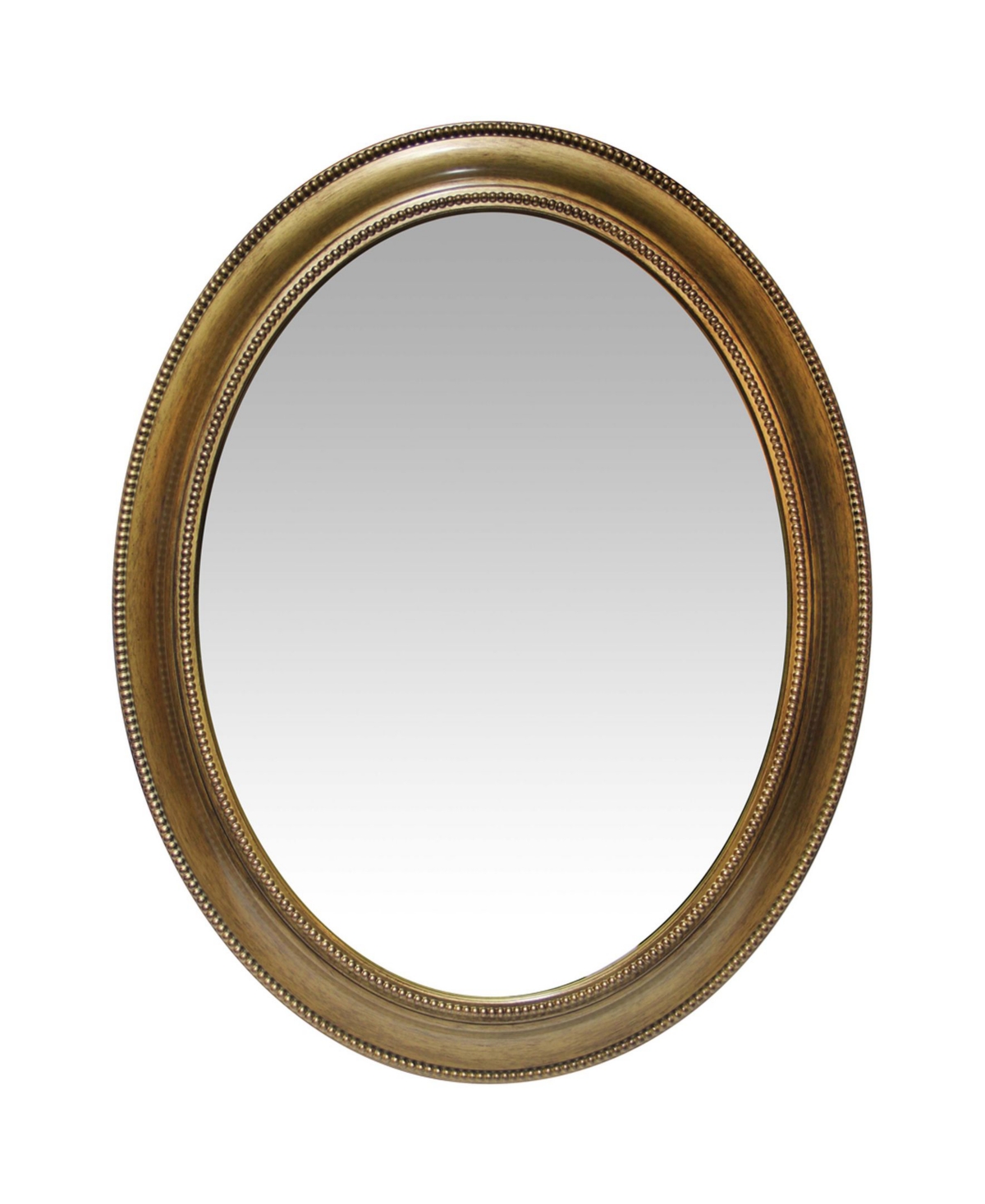 Oval Wall Mirror - Gold