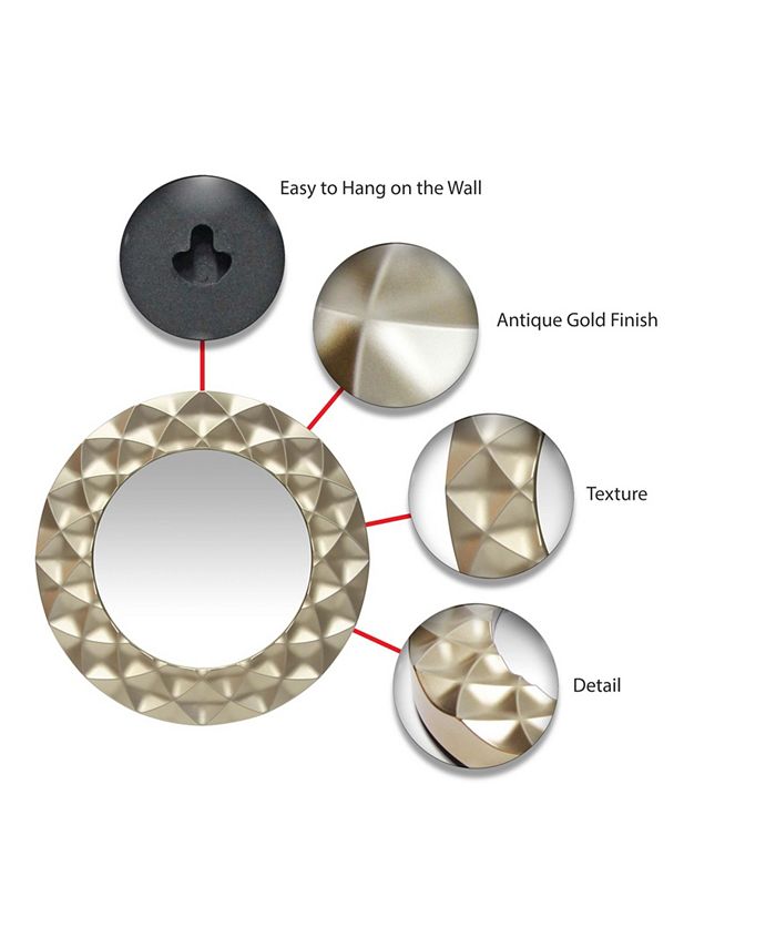 Infinity Instruments Round Wall Mirror Macy's