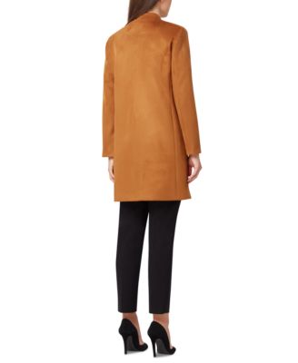 Tahari ASL Faux-Suede Topper Jacket
