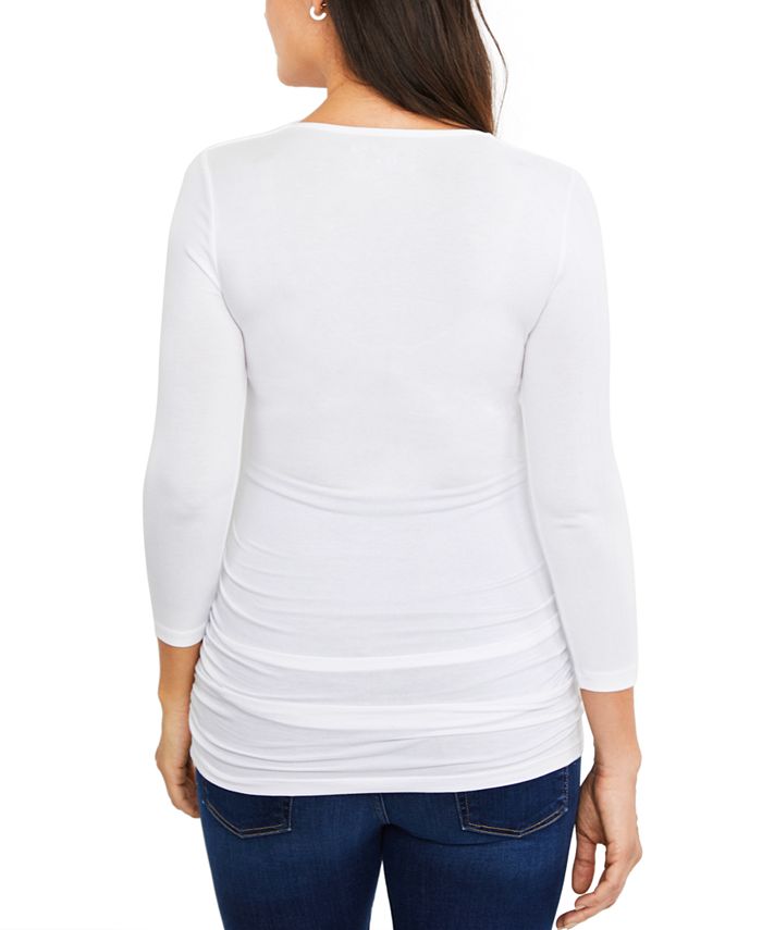 A Pea in the Pod - Maternity Ruched T-Shirt