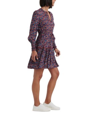 Lucky Brand Carrie Drawstring-Waist Dress