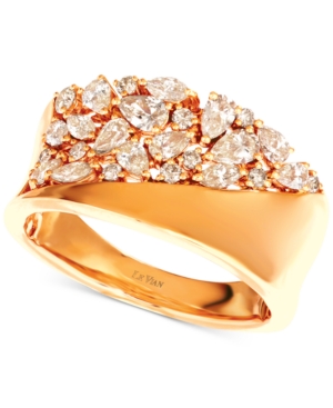 image of Le Vian Nude Diamond Band Ring (7/8 ct. t.w.) in 14k Gold