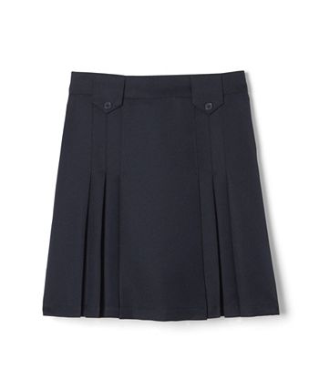 French Toast Big Girls Front Pleated Skirt with Tabs - Macy's