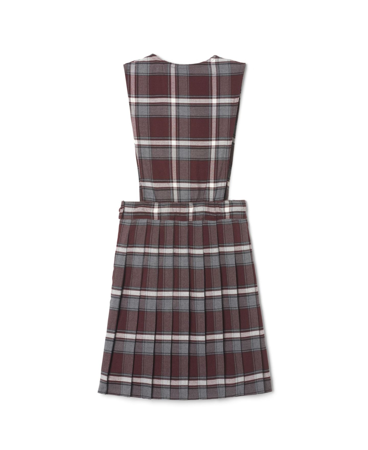 Свитер French Toast V-Neck Pleated Plaid Jumper для девочек, цвет: Синий клетчатый — фото 4
