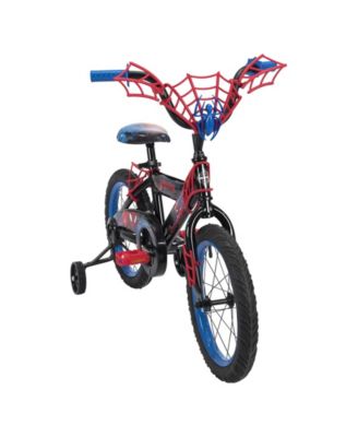 16 spiderman bike with training wheels