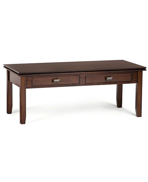 Simpli Home Artisan Coffee Table Reviews Furniture Macy S