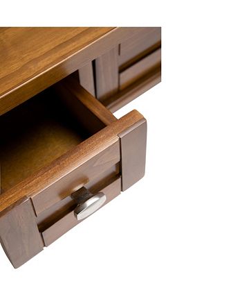 Simpli Home - Warm Shaker Desk, Quick Ship