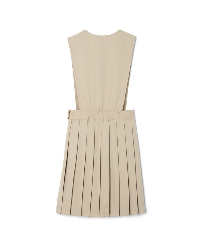 French Toast Big Girls VNeck Pleated Jumper Macy's