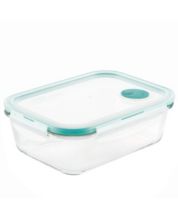 Core Home TrueDivide Square Glass 24-oz. Food Storage Container with Lid -  Macy's