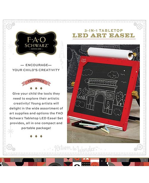 FAO Schwarz Toy Easel Tabletop LED 3 in 1 STEM & Reviews Home Macy's