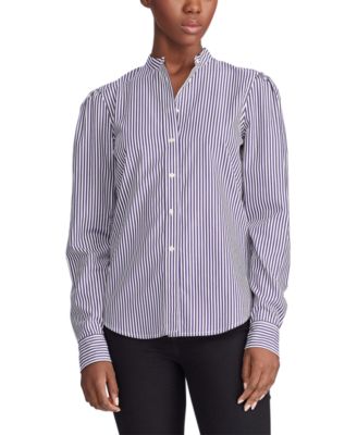 macy's ralph lauren women's blouses