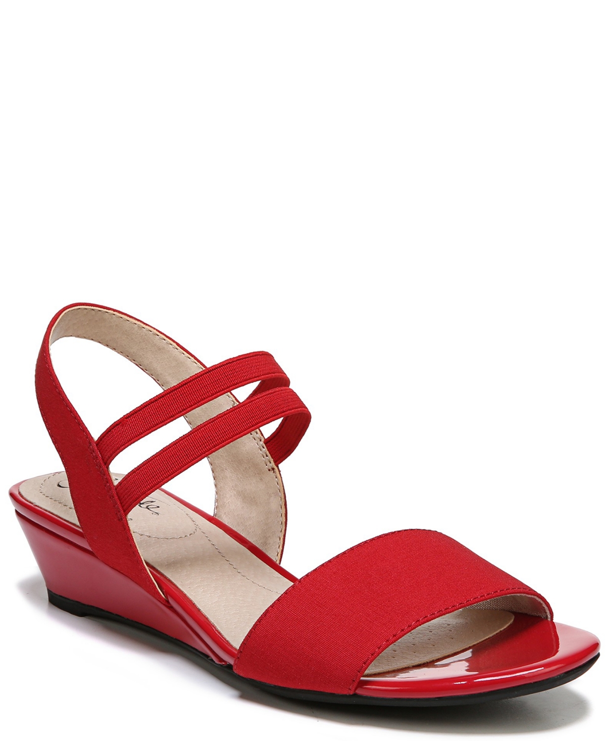 Shop Lifestride Yolo Ankle Strap Sandals In Red