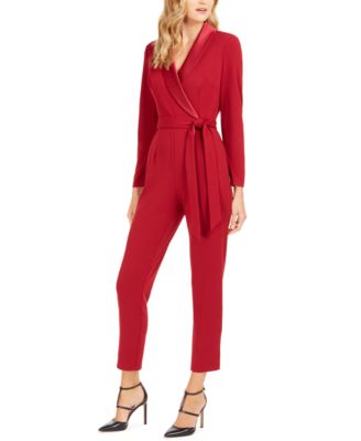 warehouse slash neck jumpsuit