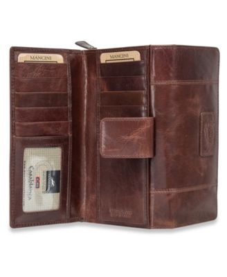 Casablanca Collection RFID Secure Ladies Clutch Wallet