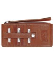 Mancini Leather Ladies' Wristlet with Cell Phone Pocket RFID - Modern  Tourist Guelph